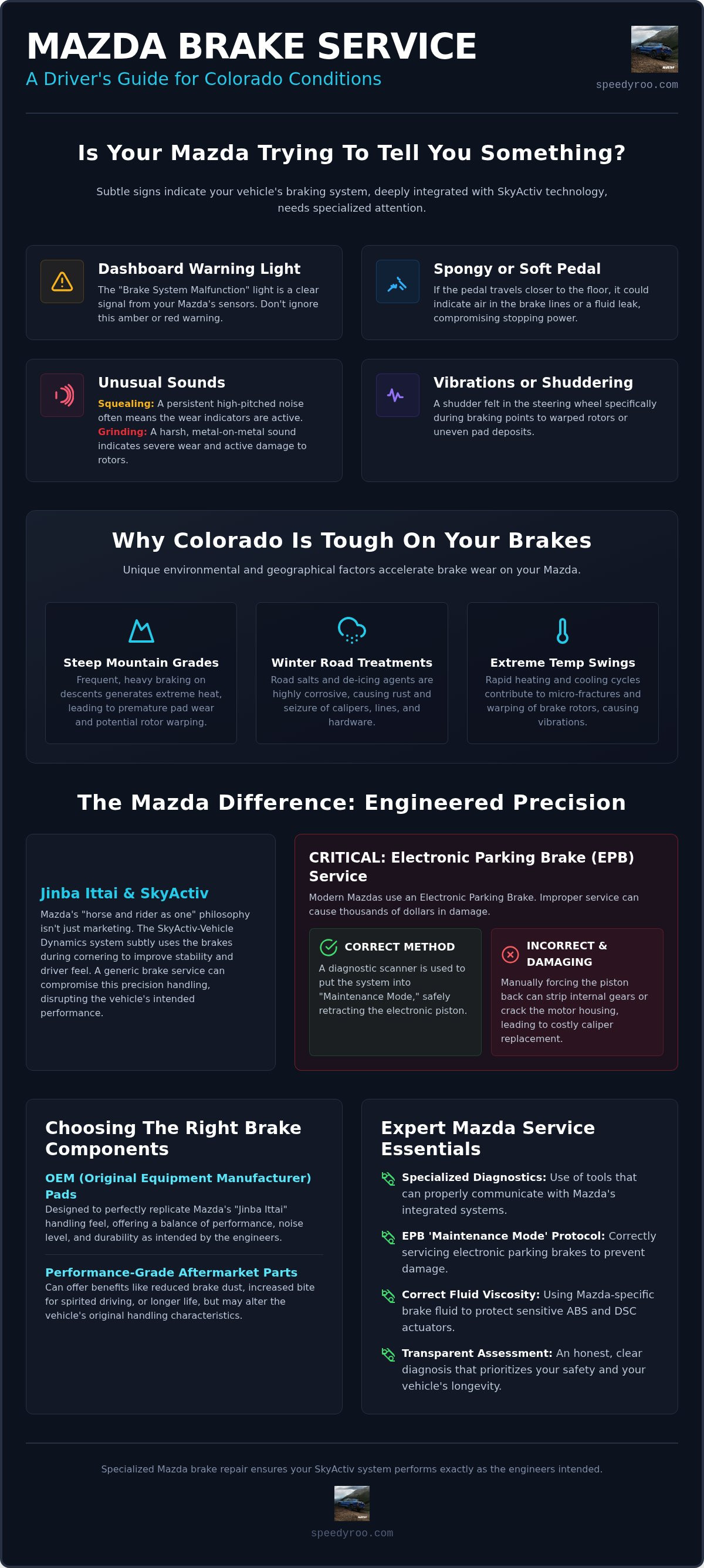 Mazda Brake Repair Aurora: Precision Service for Your SkyActiv System Mazda Brake Repair Aurora: Precision Service for Your SkyActiv System